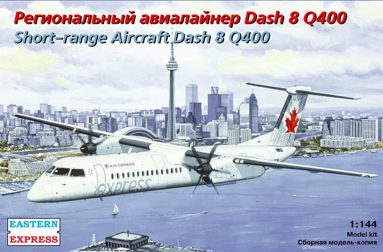 Eastern Express 1/144 Bombardier Dash 8 Q200 United Express Continental 